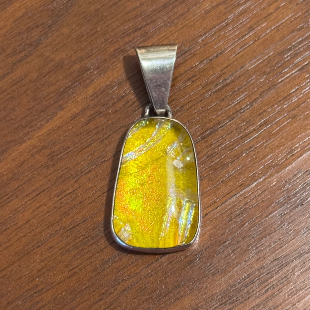 Dichroic Glass Pendant